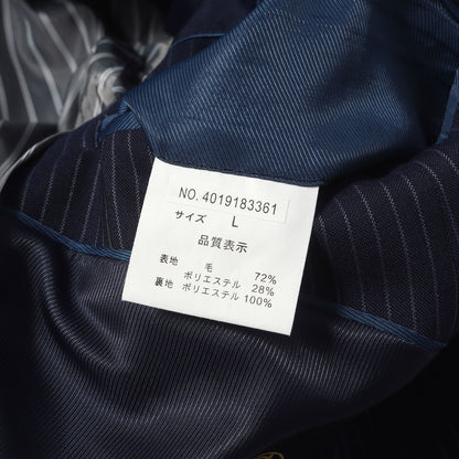 ペンシルストライプ スリーピース セットアップ スーツ