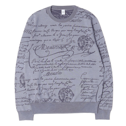 25AW スクリット カリグラフィ ニット セーター