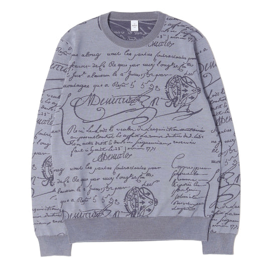 25AW スクリット カリグラフィ ニット セーター