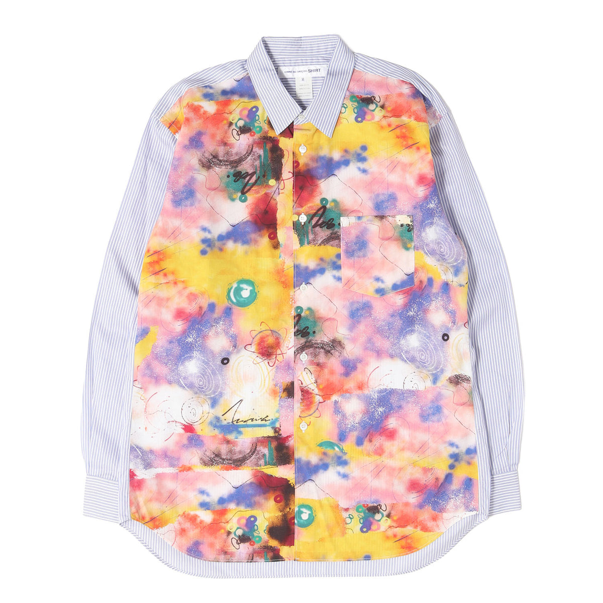 20AW × Futula2000 グラフィティ ストライプ ナロークラシック ドレスシャツ