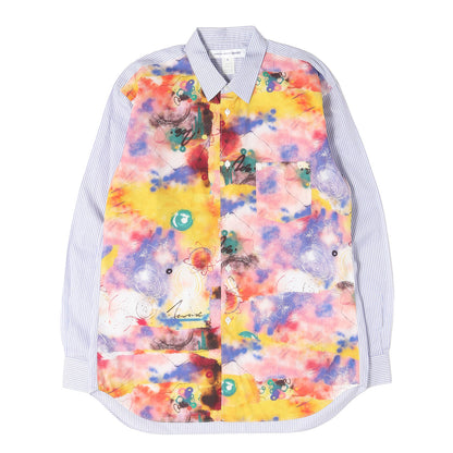 20AW × Futula2000 グラフィティ ストライプ ナロークラシック ドレスシャツ