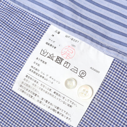 20AW バック切替 ストライプ ボタンダウン ドレスシャツ