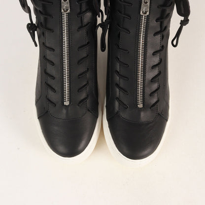21SS フロントジップ ハイカット レザー スニーカー (FRONT ZIP HIGH SNEAKER)