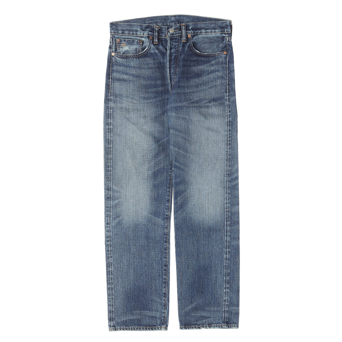 リンスウォッシュ テーパード デニムパンツ (JAPAN WOVEN SELVEDGE DENIM STRAIGHT LEG RINSE)