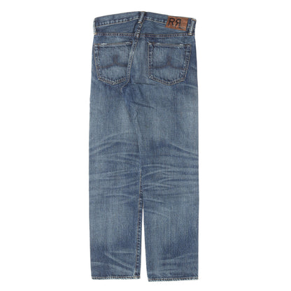 リンスウォッシュ テーパード デニムパンツ (JAPAN WOVEN SELVEDGE DENIM STRAIGHT LEG RINSE)