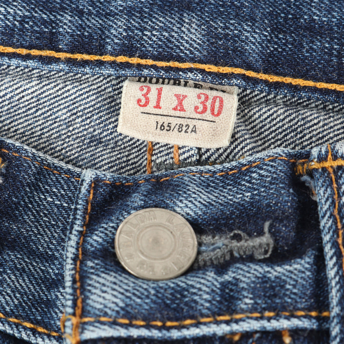 リンスウォッシュ テーパード デニムパンツ (JAPAN WOVEN SELVEDGE DENIM STRAIGHT LEG RINSE)