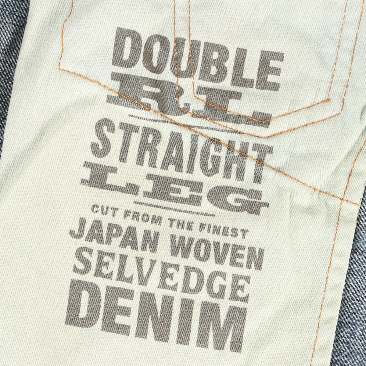 リンスウォッシュ テーパード デニムパンツ (JAPAN WOVEN SELVEDGE DENIM STRAIGHT LEG RINSE)