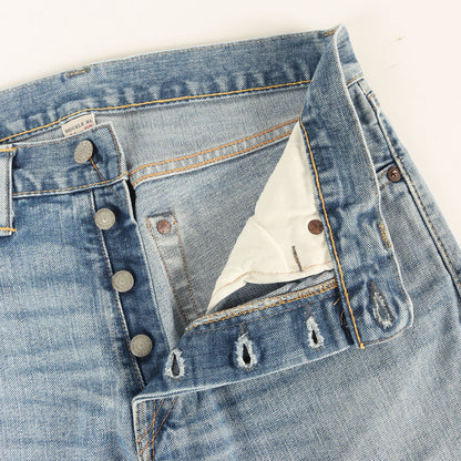 ヴィンテージ加工 スリムフィット セルビッジ デニムパンツ (SLIM FIT JAPAN WOVEN SELVEDGE)