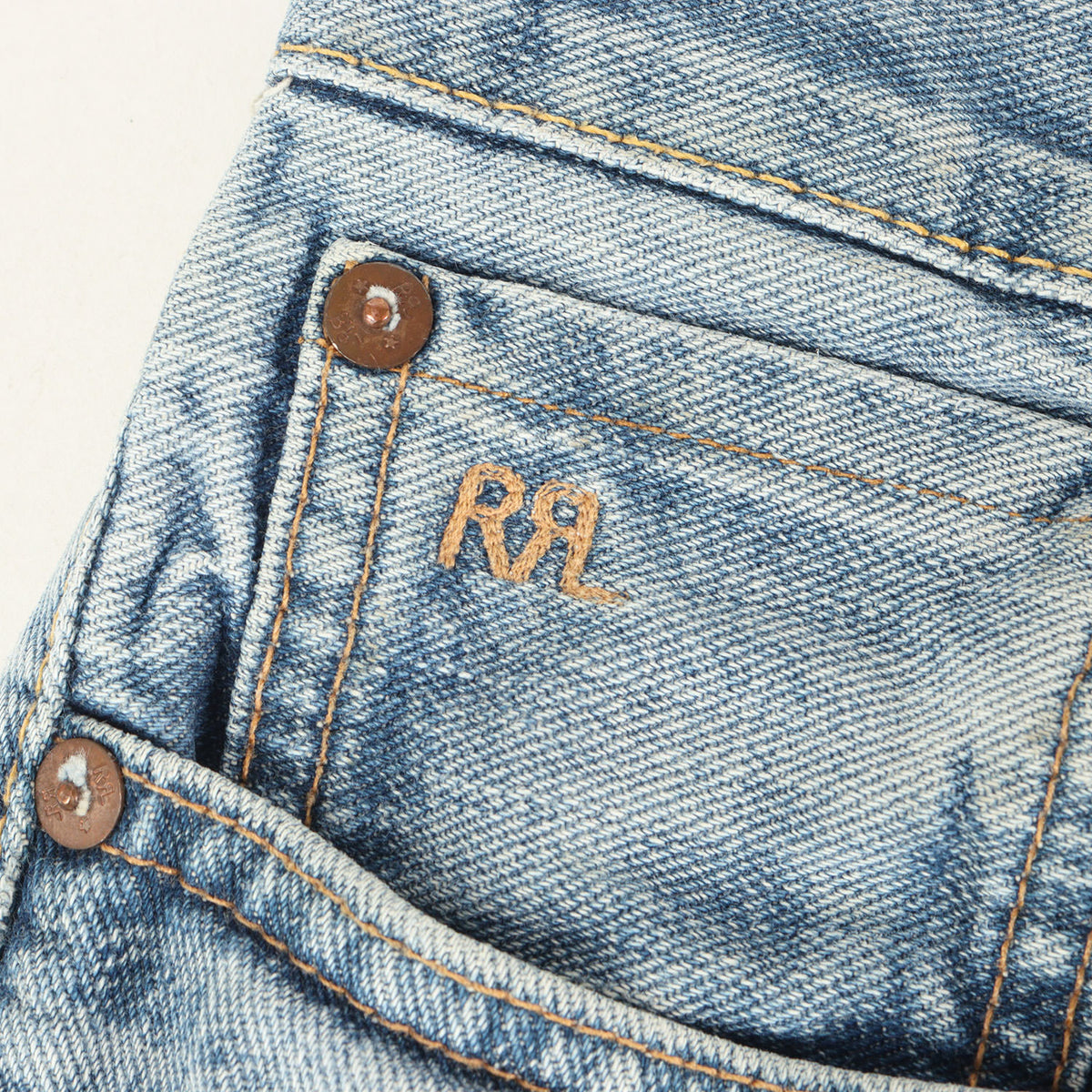 ヴィンテージ加工 スリムフィット セルビッジ デニムパンツ (SLIM FIT JAPAN WOVEN SELVEDGE)