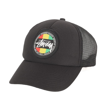 00s ラスタカラーロゴワッペン トラッカー キャップ / stussy hats
