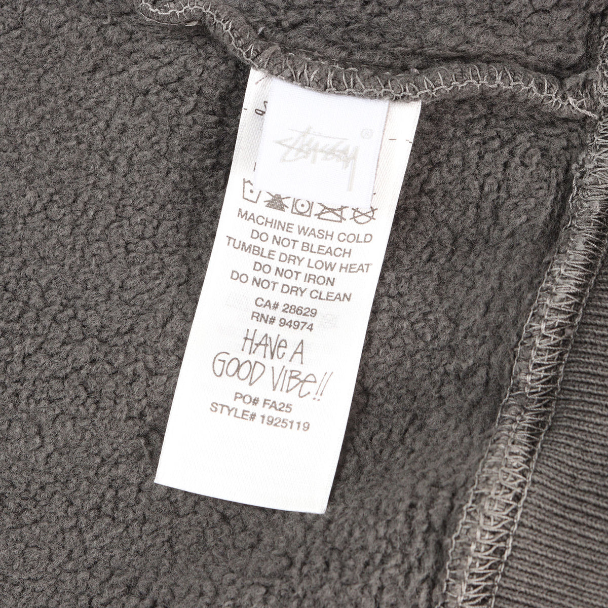25AW ロゴ リラックスフィット スウェット パーカー (STÜSSY WEAR HOODIE)