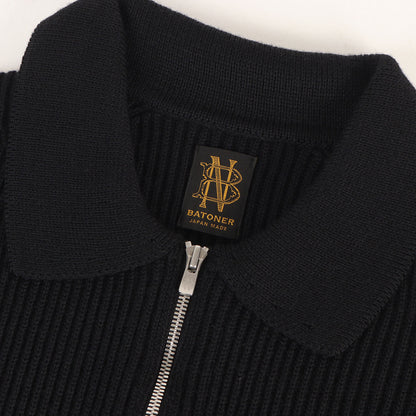 25AW ソリッドウール リブポロ ジップアップ カーディガン (SOLID WOOL RIB POLO ZIP UP CARDIGAN)
