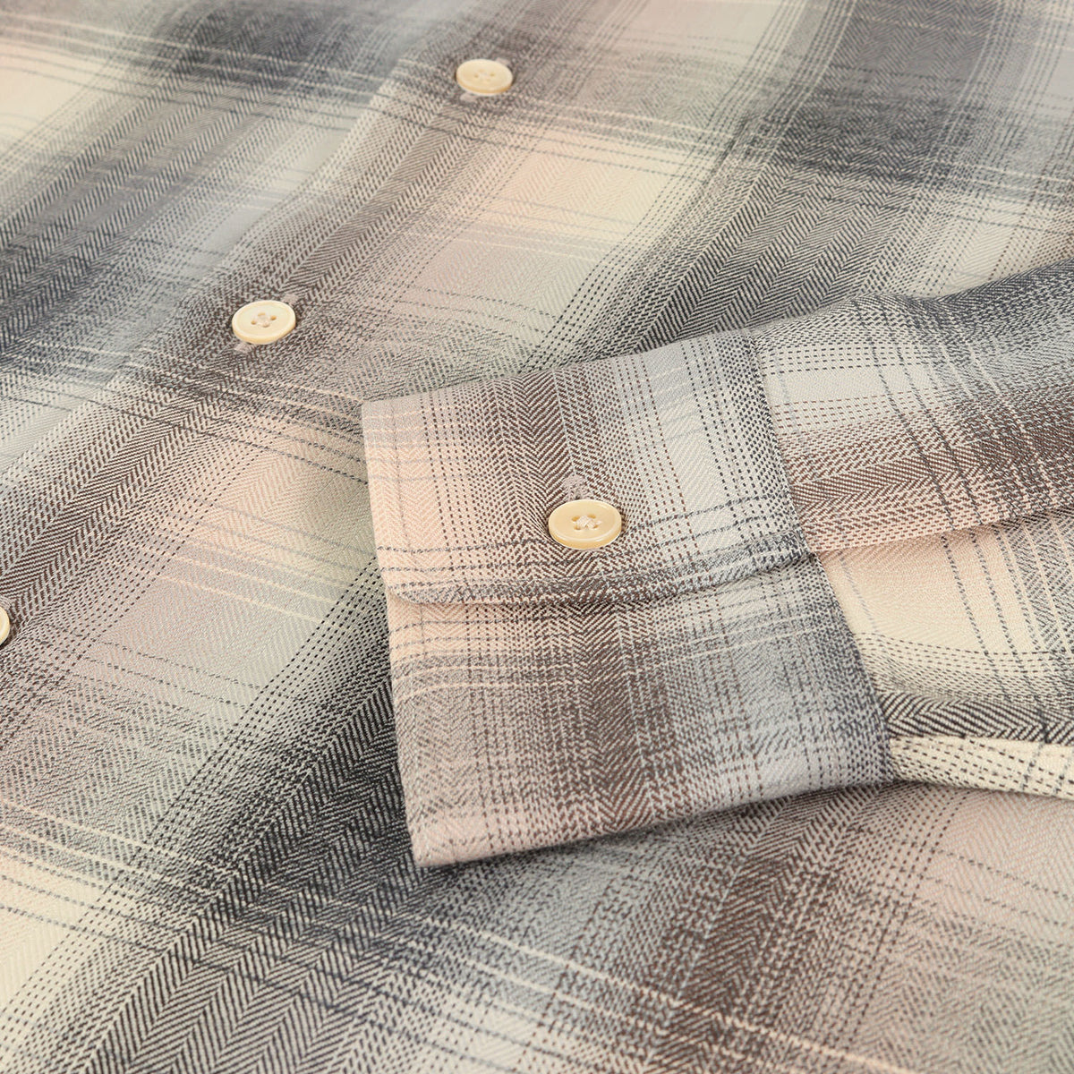 24AW ヘリンボンチェック スーパーライトウール シャツ (SUPER LIGHT WOOL CHECK SHIRT)