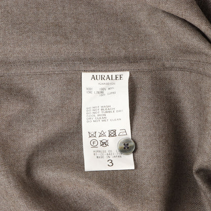 24AW スーパーライトウール シャツ (SUPER LIGHT WOOL SHIRT)