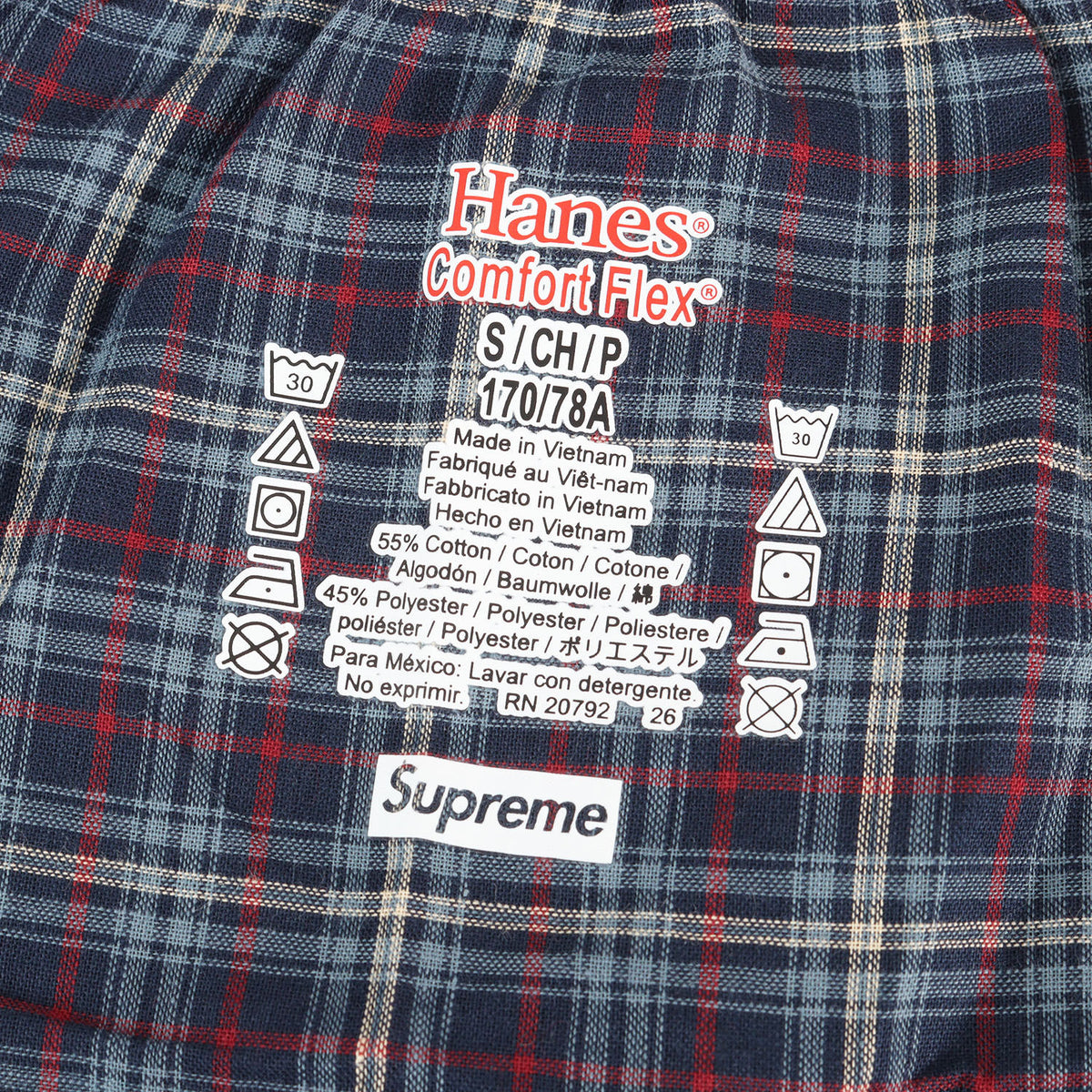 26AW × Hanes チェック トランクス / パンツ 4枚パック (Plaid Boxers 4 Pack)
