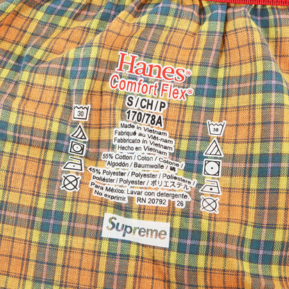 26AW × Hanes チェック トランクス / パンツ 4枚パック (Plaid Boxers 4 Pack)