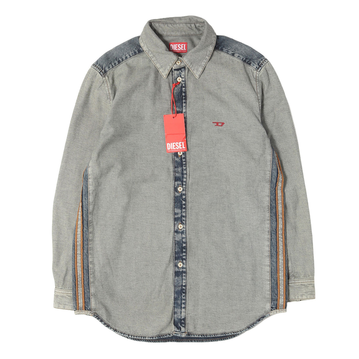 22AW インサイドアウト コットン デニム シャツ (D-SIMPLY-SP1)