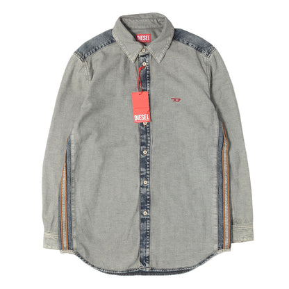 22AW インサイドアウト コットン デニム シャツ (D-SIMPLY-SP1)