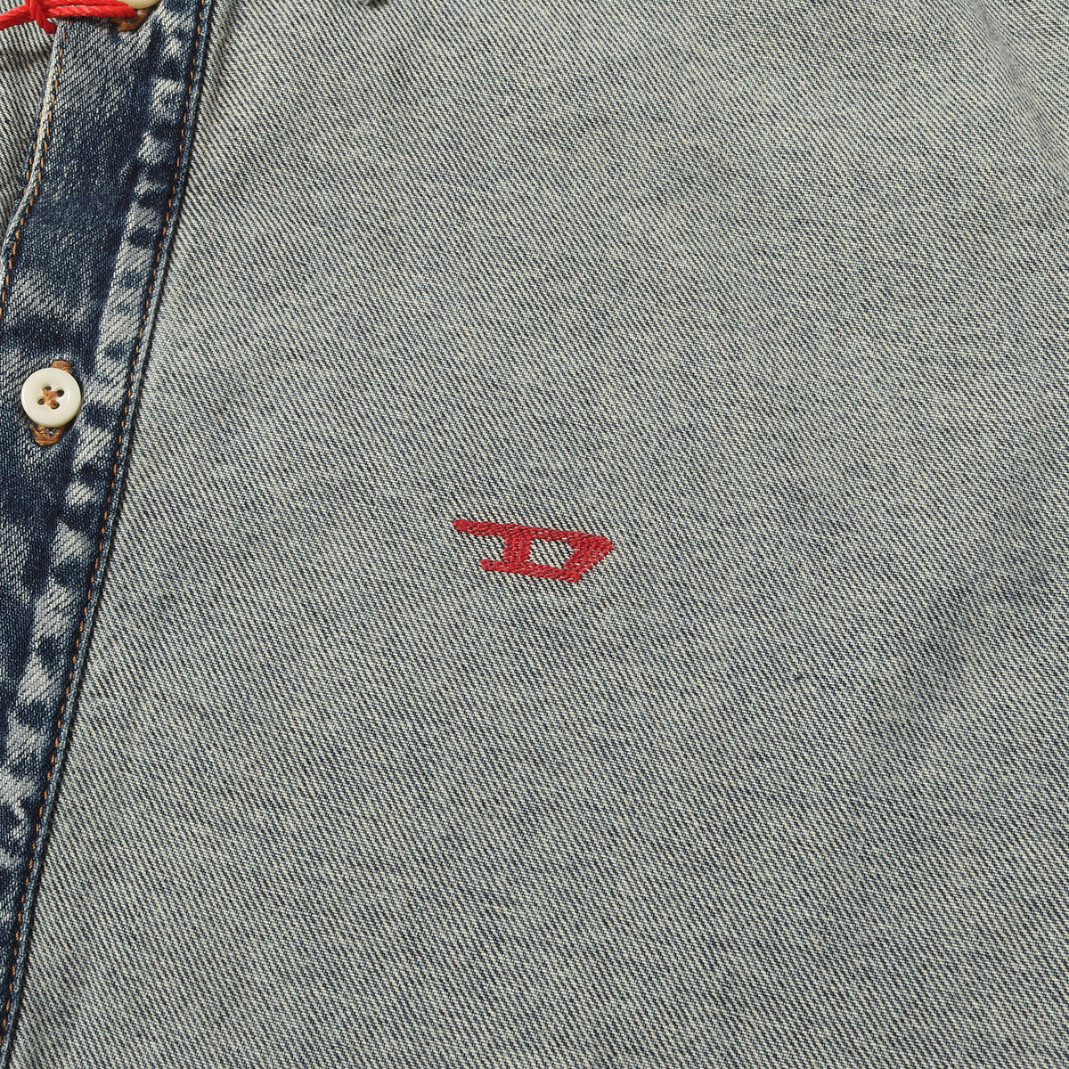 22AW インサイドアウト コットン デニム シャツ (D-SIMPLY-SP1)