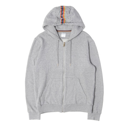 21AW ペインテッド ストライプ スウェット ジップパーカー (Painted Stripe ジップアップフーディー) / MADE IN JAPAN
