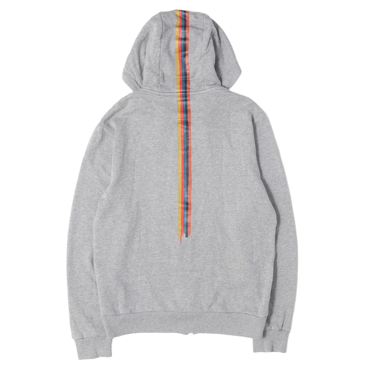 21AW ペインテッド ストライプ スウェット ジップパーカー (Painted Stripe ジップアップフーディー) / MADE IN JAPAN