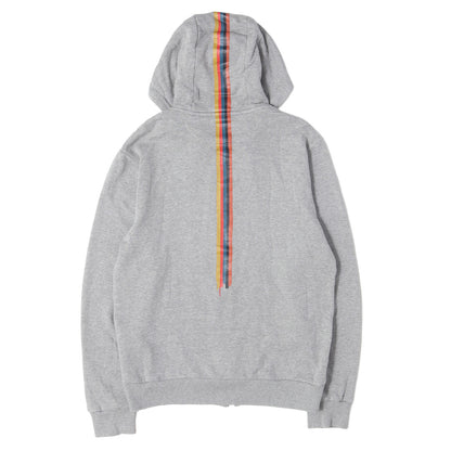 21AW ペインテッド ストライプ スウェット ジップパーカー (Painted Stripe ジップアップフーディー) / MADE IN JAPAN