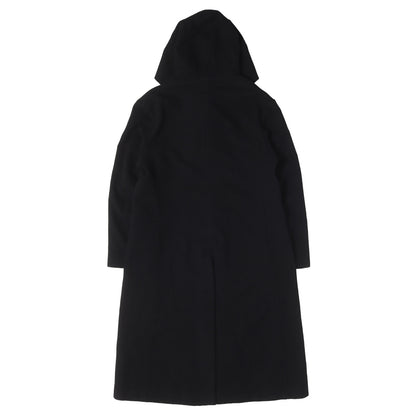 21AW エアリーモッサ ダブルブレスト フーデット コート / POUR HOMME