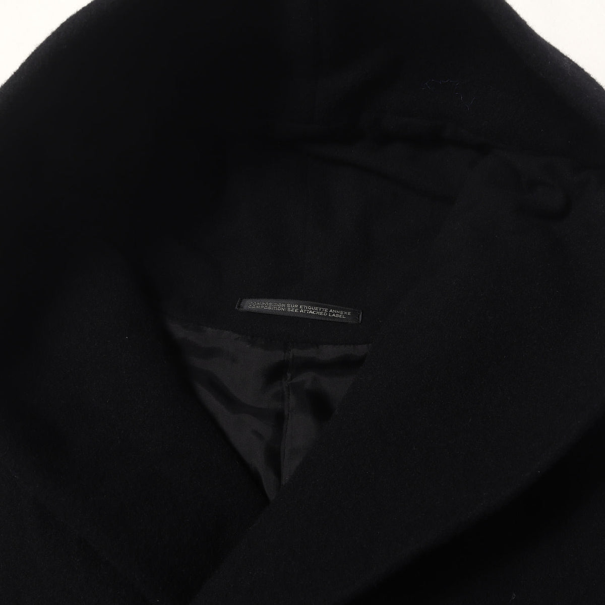 21AW エアリーモッサ ダブルブレスト フーデット コート / POUR HOMME