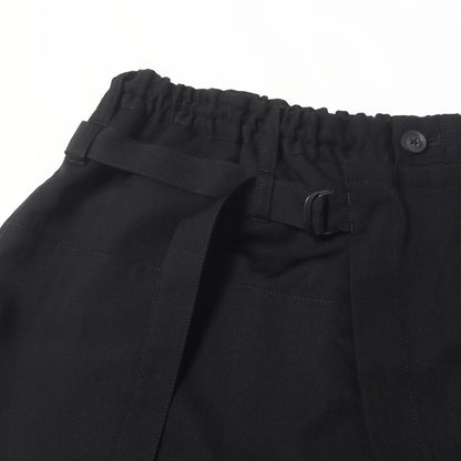 20SS ウールギャバ ラップパンツ / POUR HOMME