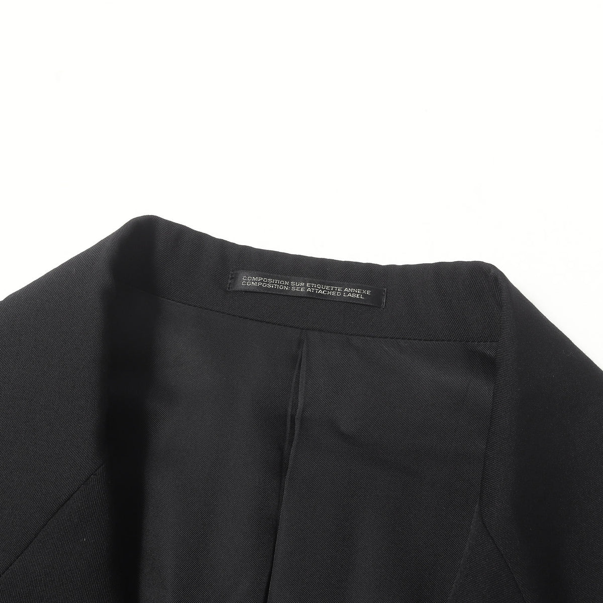 20AW ピークドラペル アンバランス ジャケット (PEAK LAPEL UNBALANCE JACKET) / POUR HOMME