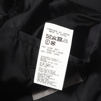 20AW ピークドラペル アンバランス ジャケット (PEAK LAPEL UNBALANCE JACKET) / POUR HOMME