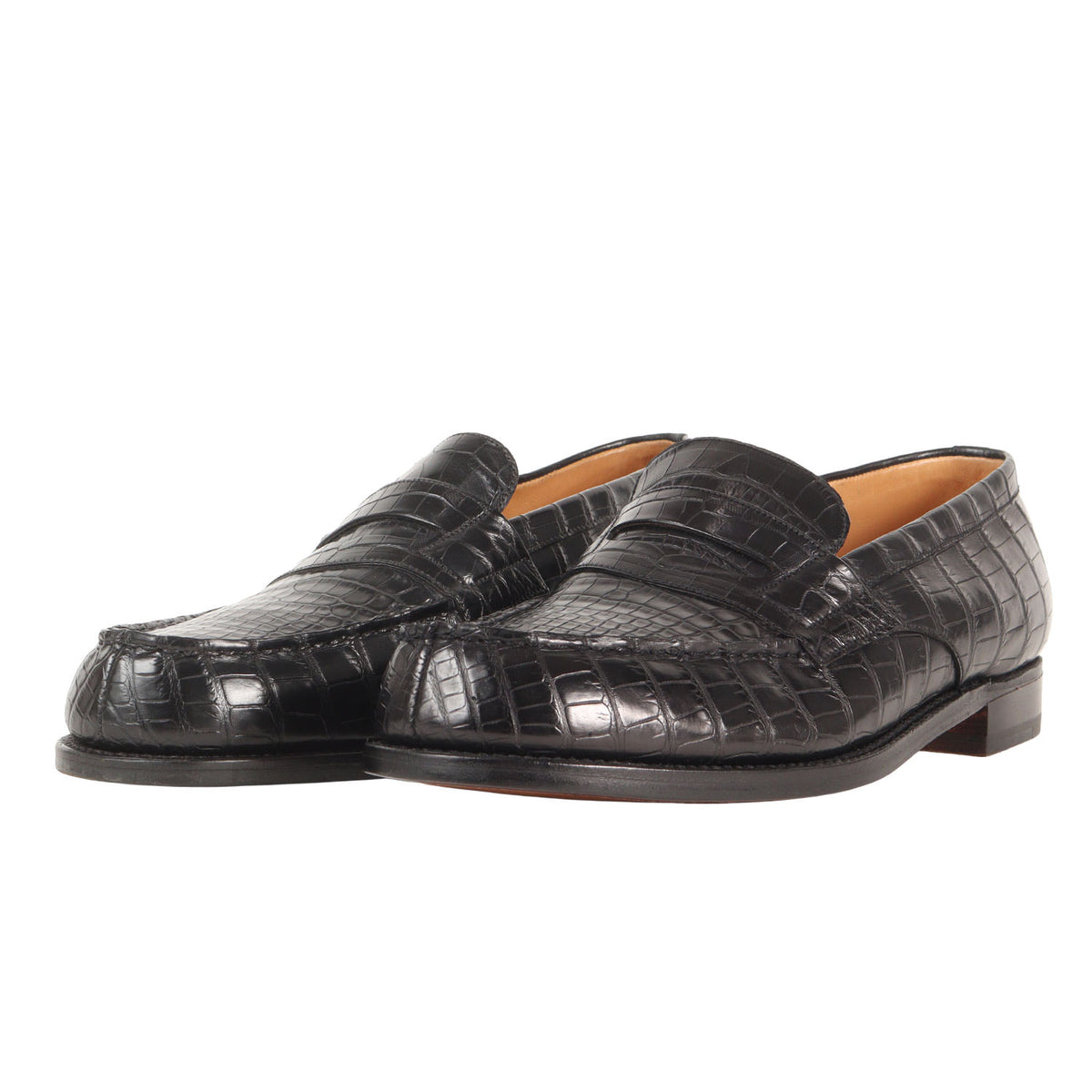 180 Loafer Black Alligator (11418811801F)
