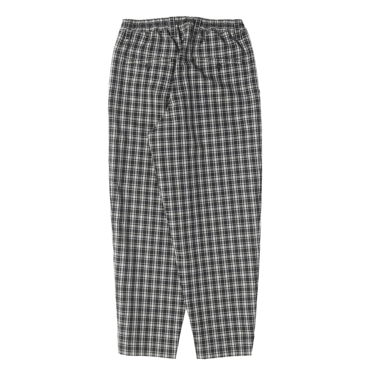 25AW ワンタック チェック テーパード スラックス パンツ