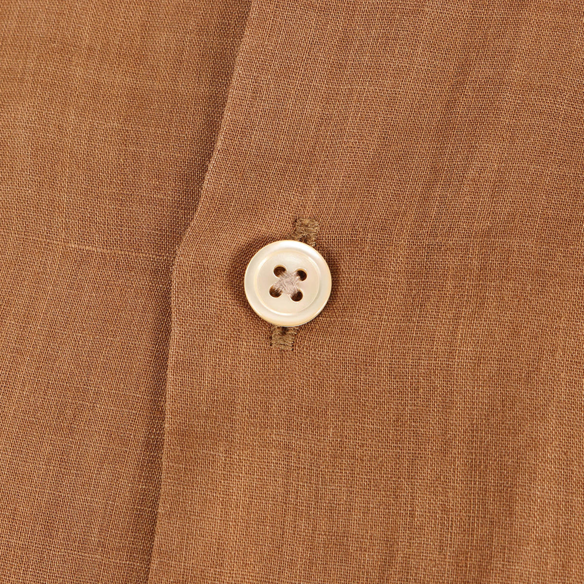 ハイカウントラミー バンドカラー シャツ (High Count Ramie Band Collar Shirt)