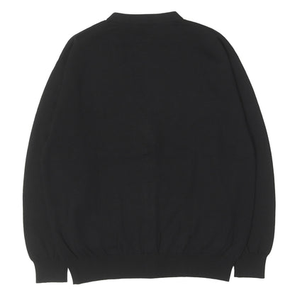 26SS ロゴ刺繍 カシミヤ混コットン ニット カーディガン (CASHMERE BLENDED KNIT CARDIGAN)