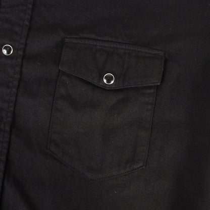 26AW ブラックデニム ウエスタン シャツ (LO.Black Denim Western SH)