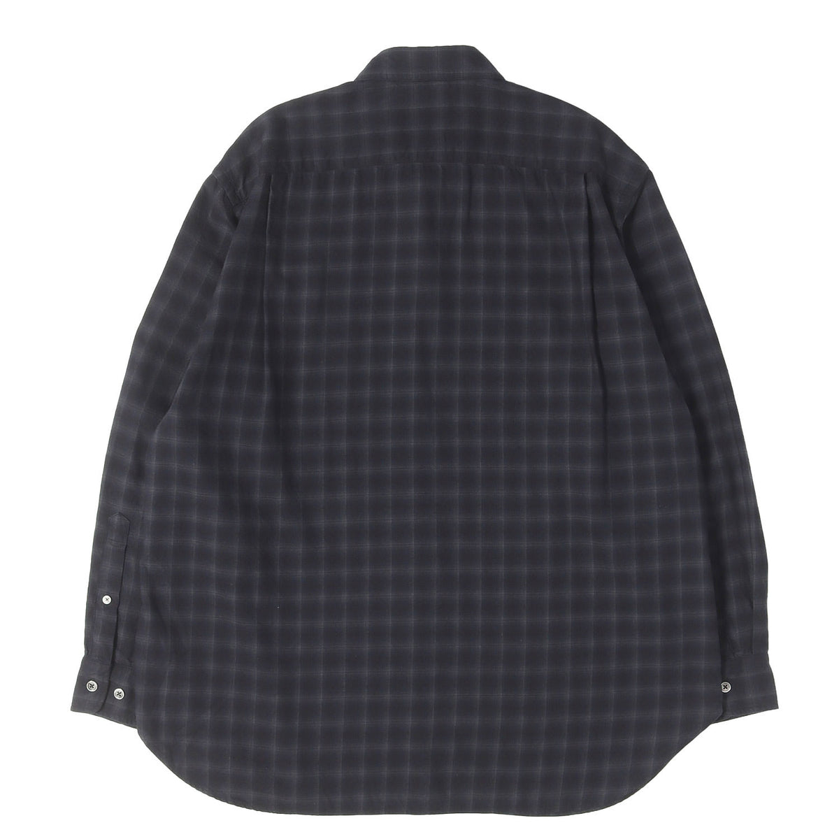 24AW ネル オンブレチェック レギュラーカラー シャツ LOOSE / MADE IN JAPAN