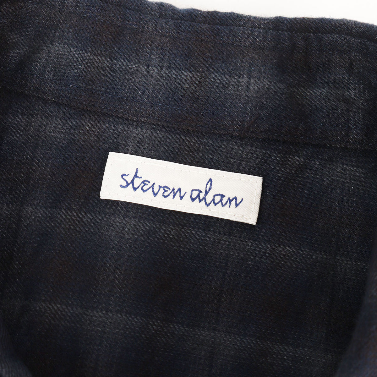 24AW ネル オンブレチェック レギュラーカラー シャツ LOOSE / MADE IN JAPAN