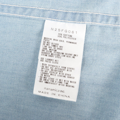 26SS シャンブレー フィールドシャツ (Regular Collar Chambray Field Shirt)