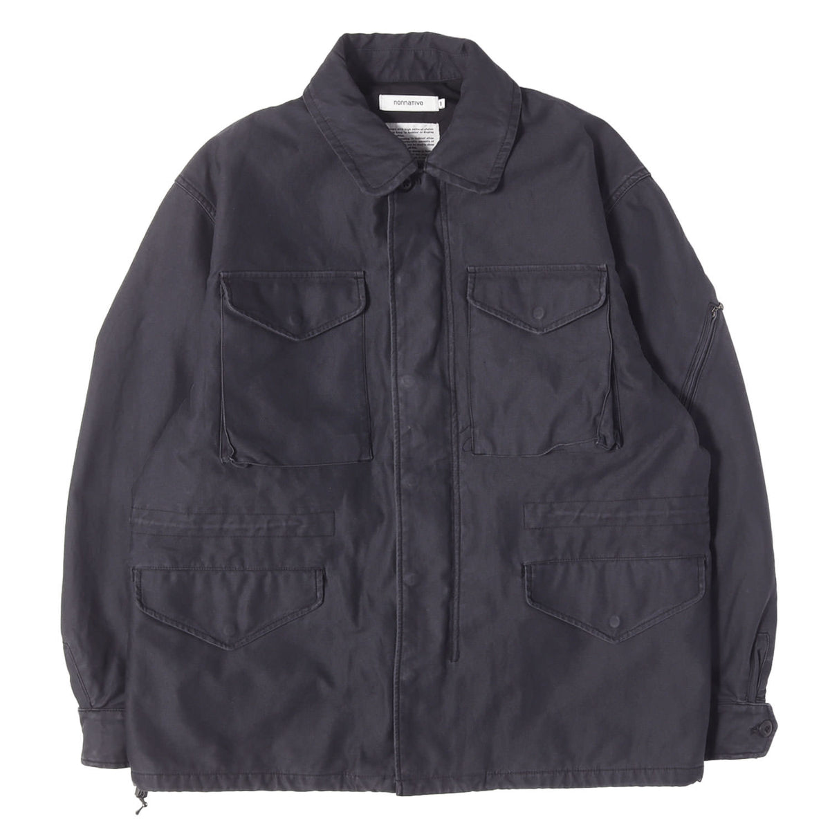26AW ヴィンテージウォッシュ加工 バックサテン トルーパージャケット (TROOPER JACKET COTTON BACK SATIN VW WITH WINDSTOPPER)