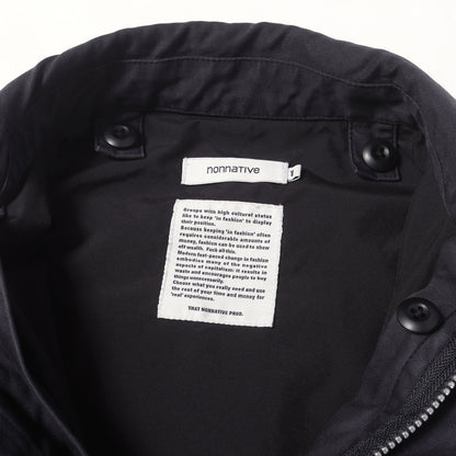 26AW ヴィンテージウォッシュ加工 バックサテン トルーパージャケット (TROOPER JACKET COTTON BACK SATIN VW WITH WINDSTOPPER)