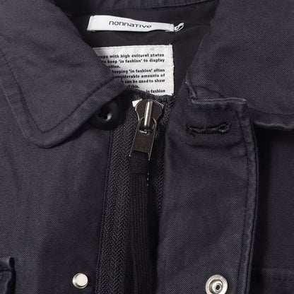 26AW ヴィンテージウォッシュ加工 バックサテン トルーパージャケット (TROOPER JACKET COTTON BACK SATIN VW WITH WINDSTOPPER)