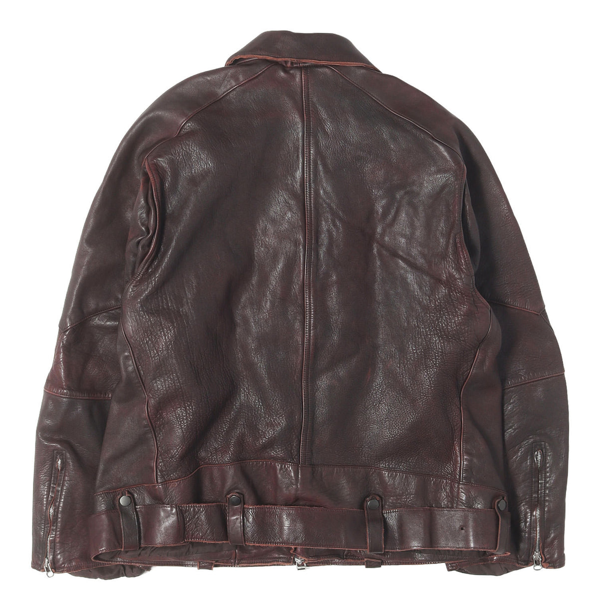 26AW エイジング ホースレザー ベルテッド ジャケット (AGING H.L BELTED JACKET)