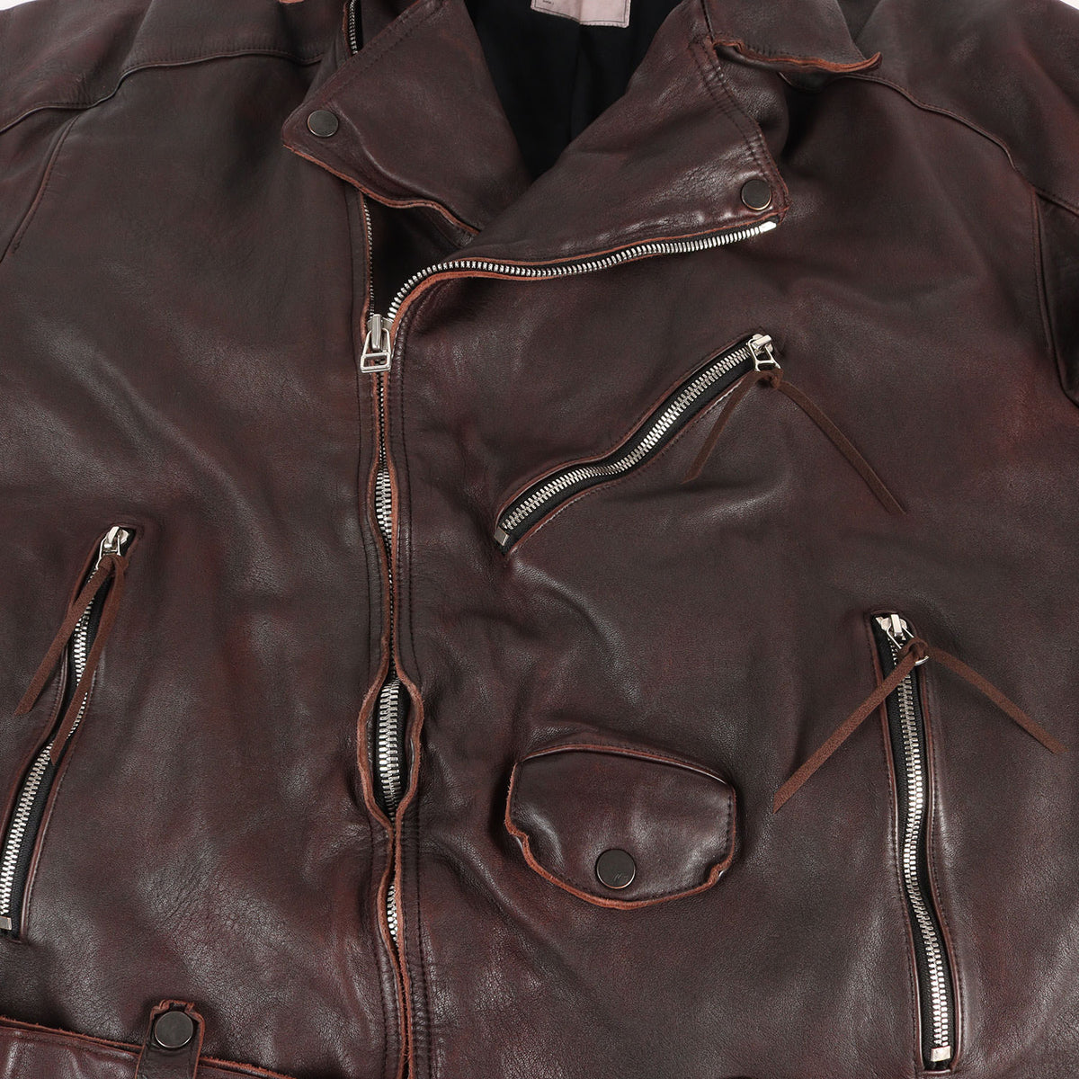 26AW エイジング ホースレザー ベルテッド ジャケット (AGING H.L BELTED JACKET)
