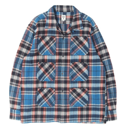 プレイドチェック 6ポケット フランネル シャツ(6 Pocket Shirt)