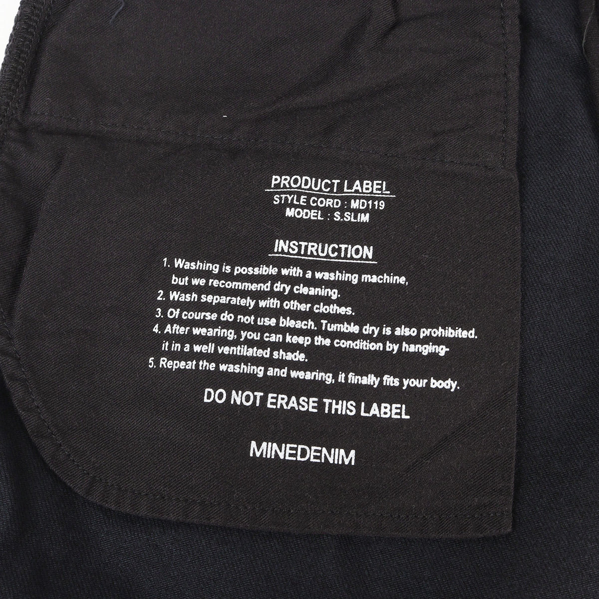 26AW スーパースリム ストレッチ ブラックデニム パンツ (Black STR Denim S.Slim Jeans)