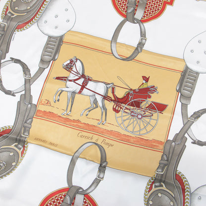 カレ70 スカーフ Carrick a Pompe シルク