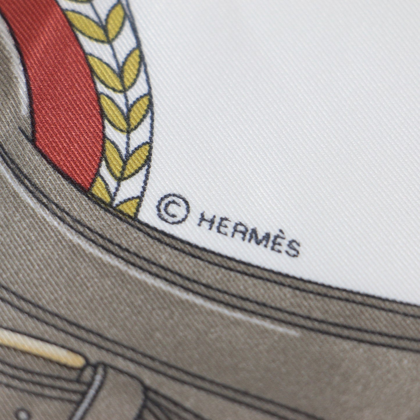 カレ70 スカーフ Carrick a Pompe シルク