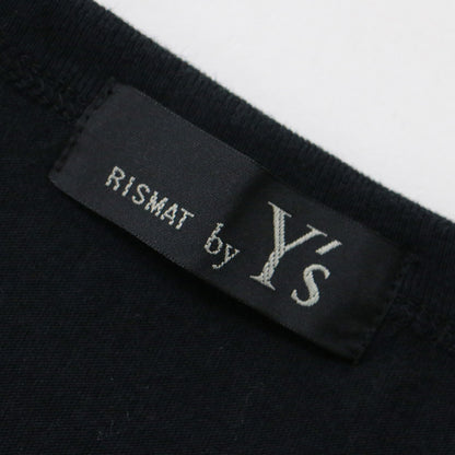 Tシャツ カットソー 半袖 ニット 切替 コットン 綿 230607