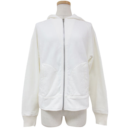 パーカー スウェット ブルゾン フルジップ 長袖 ラグランスリーブ サイドベルト 裏毛 コットン 綿 231109